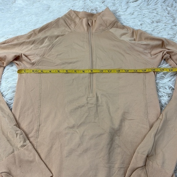 Lululemon For the Chill of It 1/2 Zip Ivory Peach - Picture 4 of 7